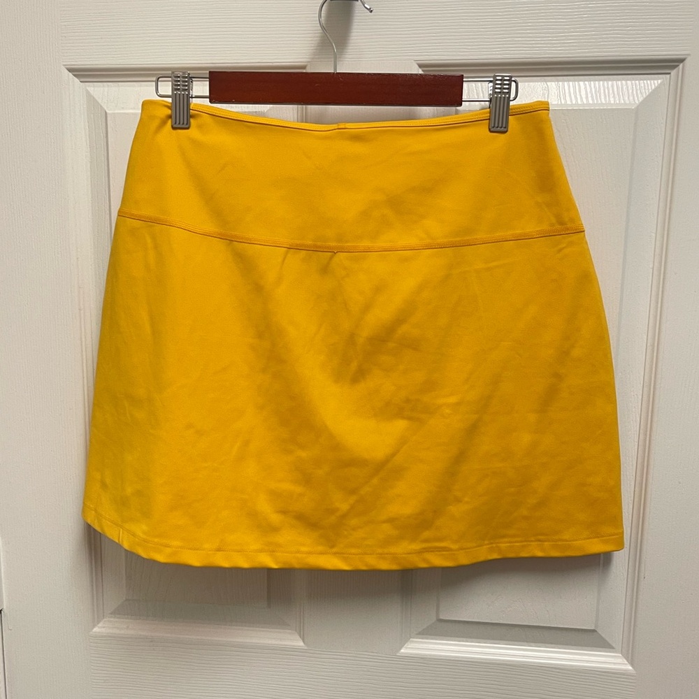 Girlfriend Collective Yellow Athletic Skort - Picture 9 of 9